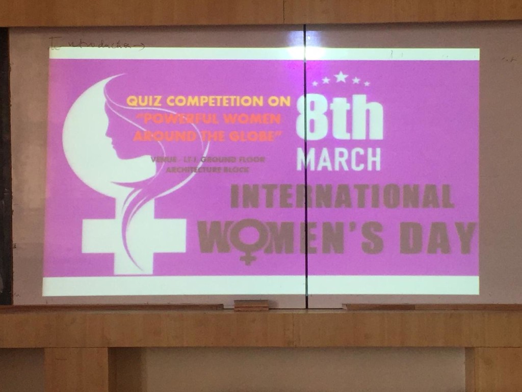 Quiz Competetion on ‘Powerful Women Around The Globe’